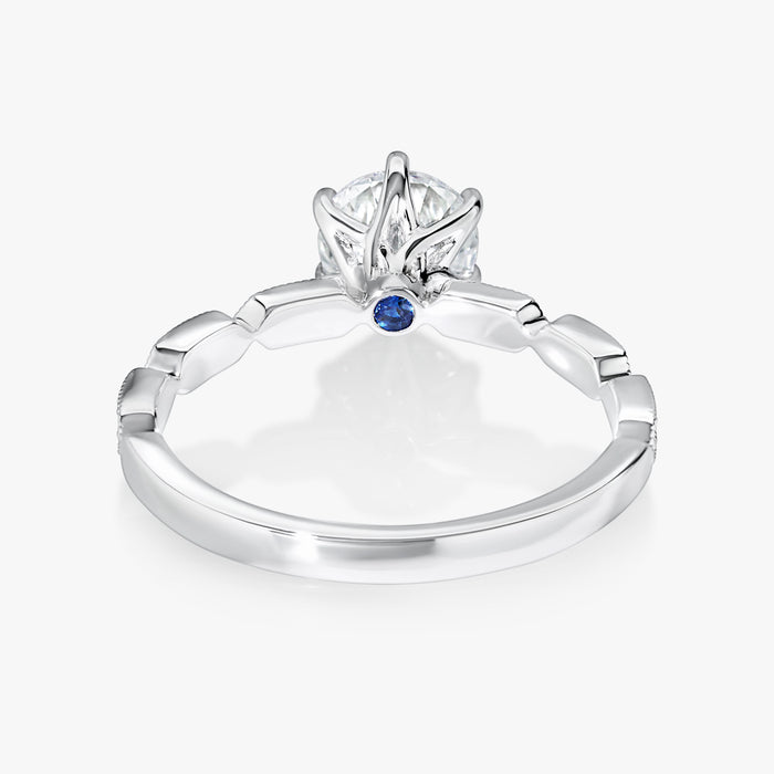 Nova Birthstone Art Deco Helix Ring - Carrie K. 