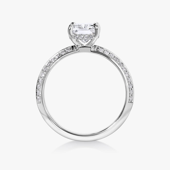Knife Edge Solitaire Ring - Carrie K.