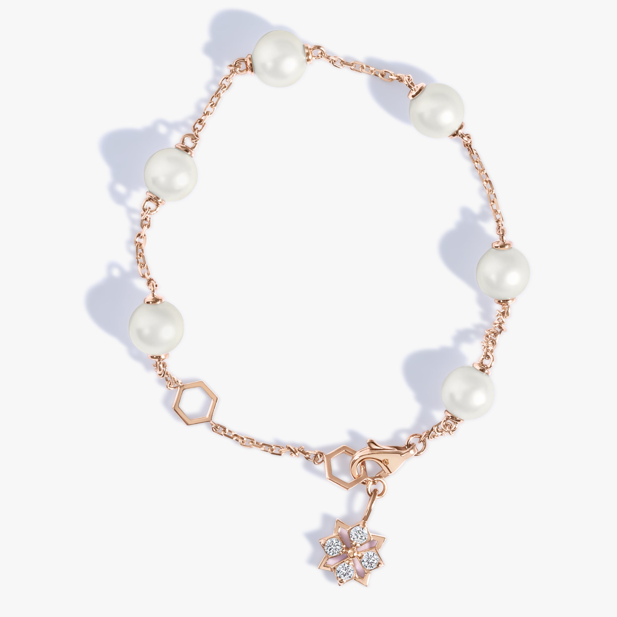 Star Mini Pearl Bracelet (18K Gold) - Carrie K.