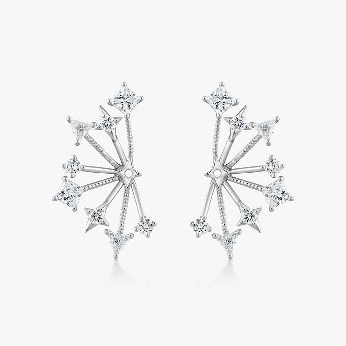Starburst Diamond Ear Jacket