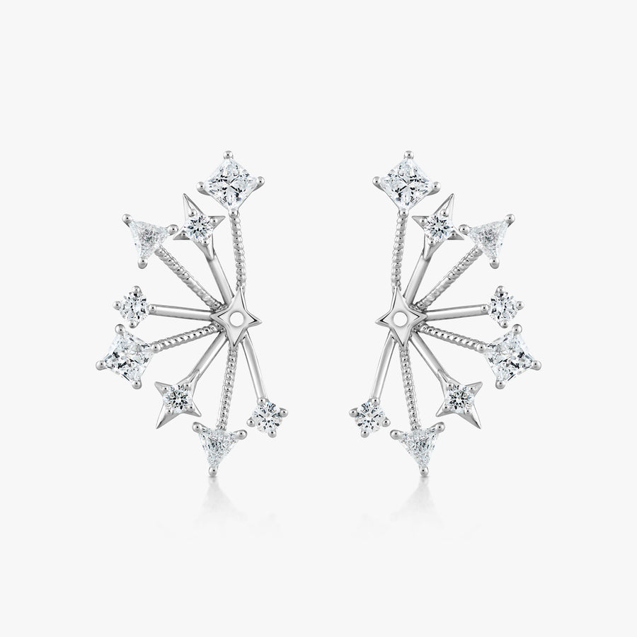 Starburst Diamond Ear Jacket