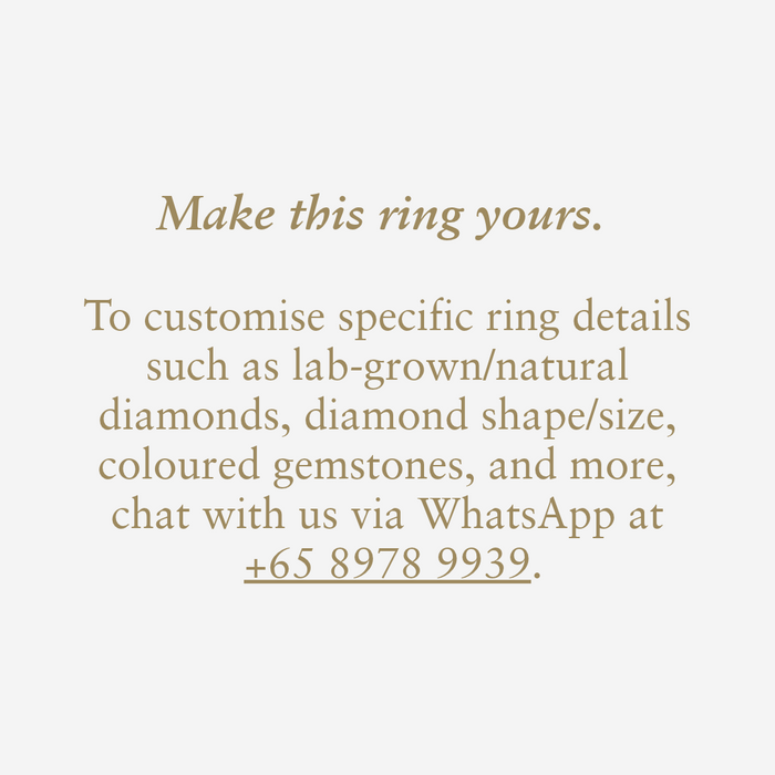 Hidden Halo Ring With Straight Band - Carrie K.