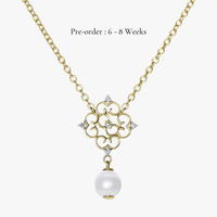 Blessings Pearl Necklace (14K Gold)