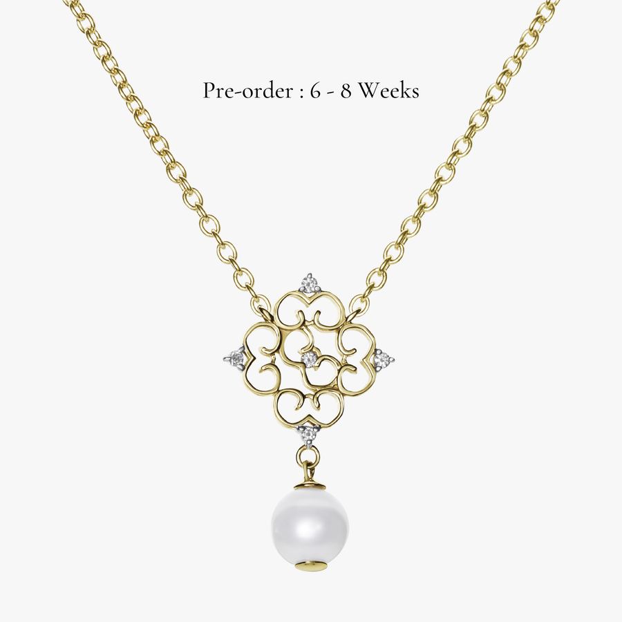 Blessings Pearl Necklace (14K Gold) - Carrie K.