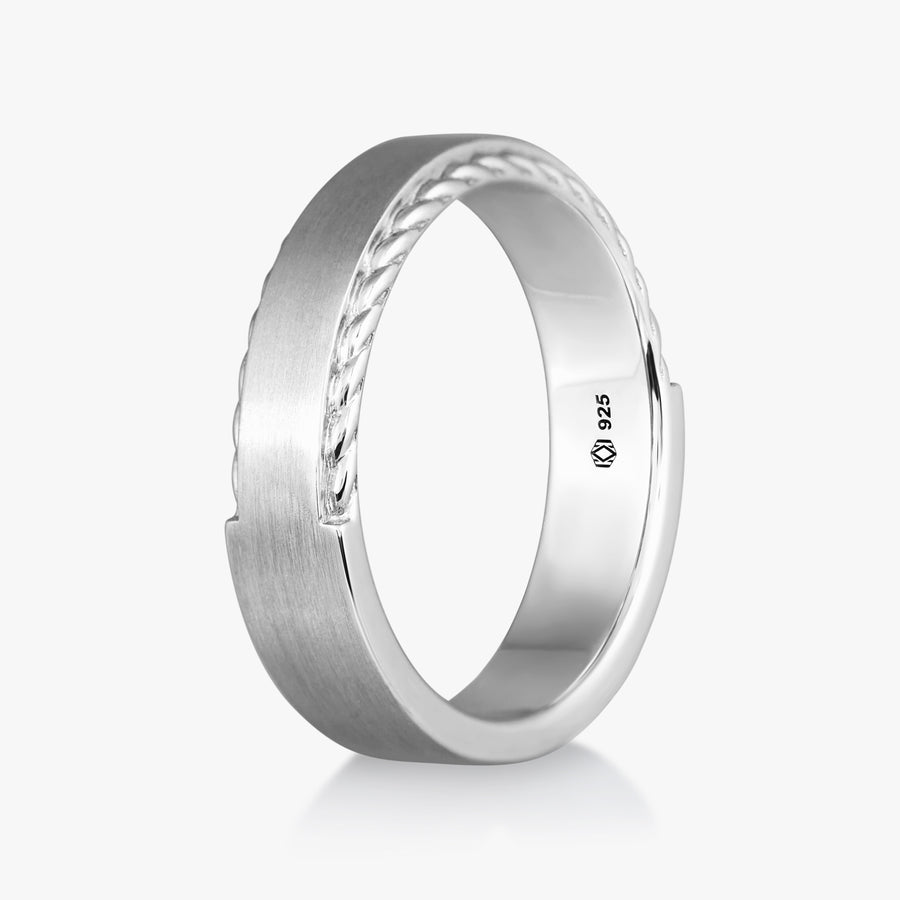 Intertwined Flat Band - 6.0mm - Carrie K.
