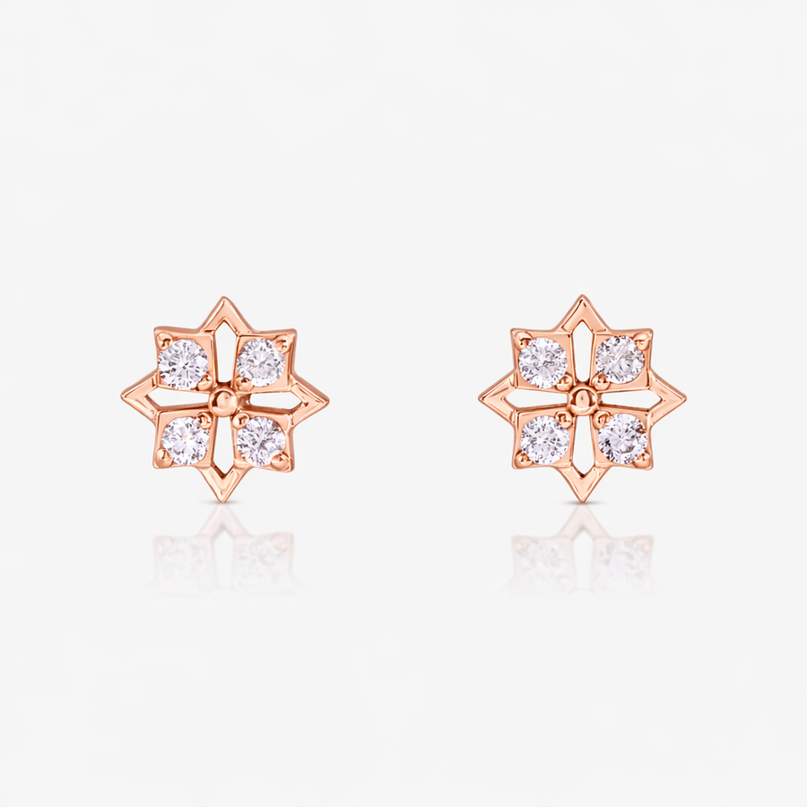 Star Mini Studs (9K Gold)