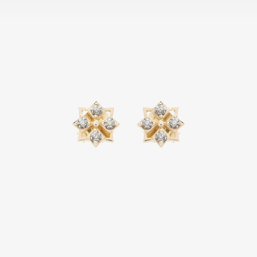 Star Mini Studs (9K Gold) - Carrie K. 