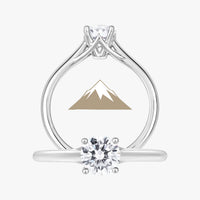 Pinnacle Ring With Straight Band