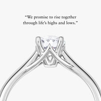 Pinnacle Ring With Straight Band