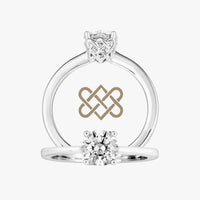 Love Knot Ring With Tapered Band - Carrie K.