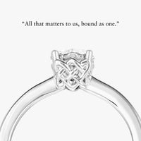 Love Knot Ring With Tapered Band - Carrie K.