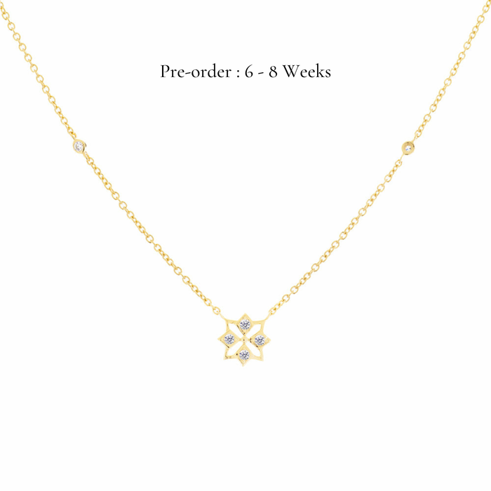 Star Mini Necklace (14K Gold)