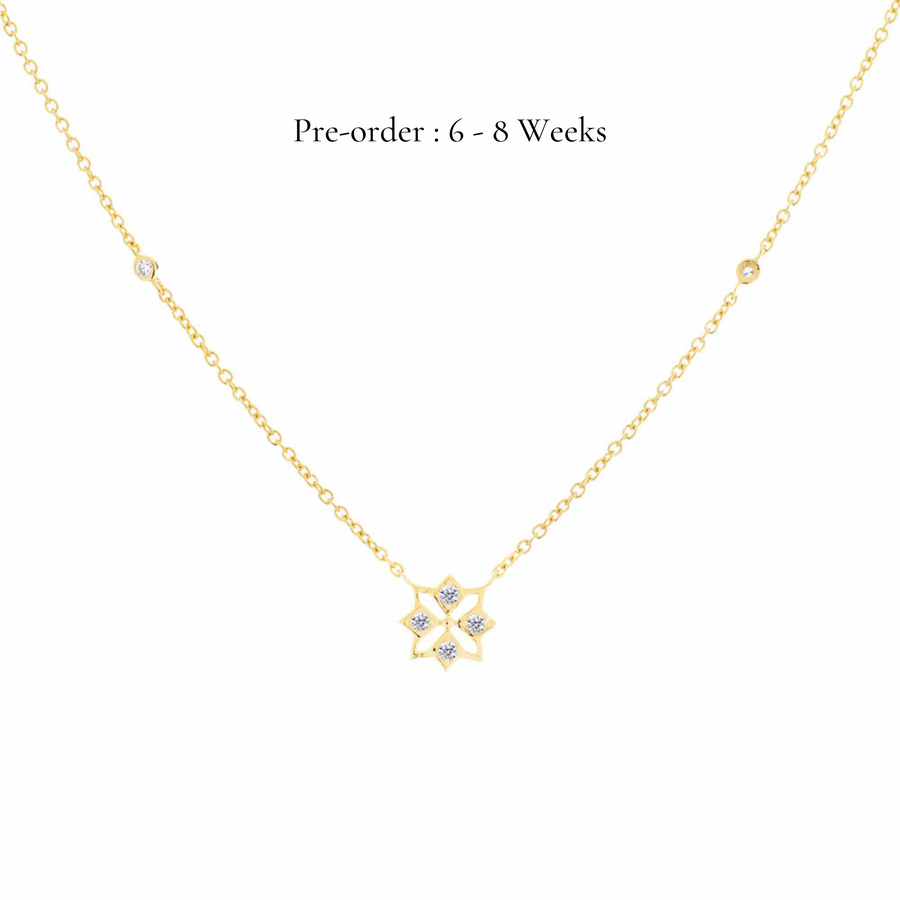 Star Mini Necklace (14K Gold) - Carrie K.
