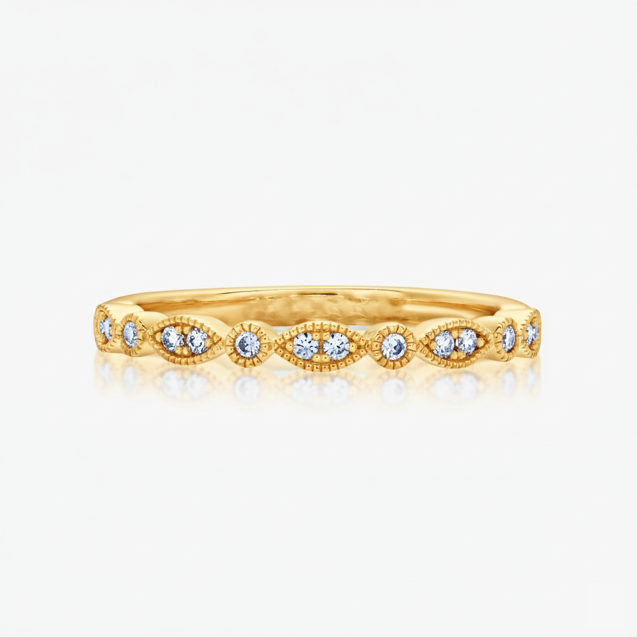 Achernar Half Eternity Ring - Carrie K. 