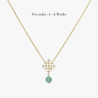 Blessings Jade Necklace (14K Gold)