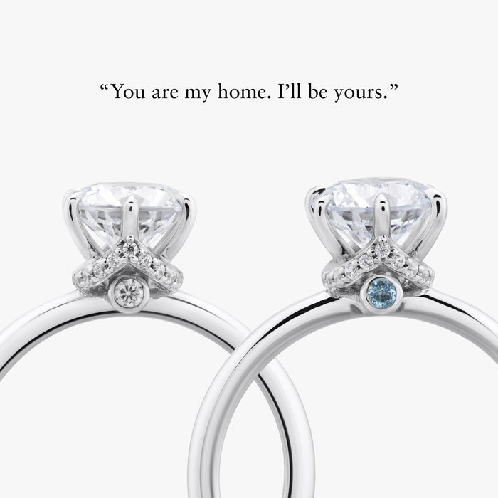 Home Little Secret Ring With Straight Band