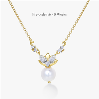 Lotus Pearl Necklace