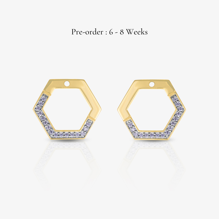 Hexa Ear Jacket (14K Gold)