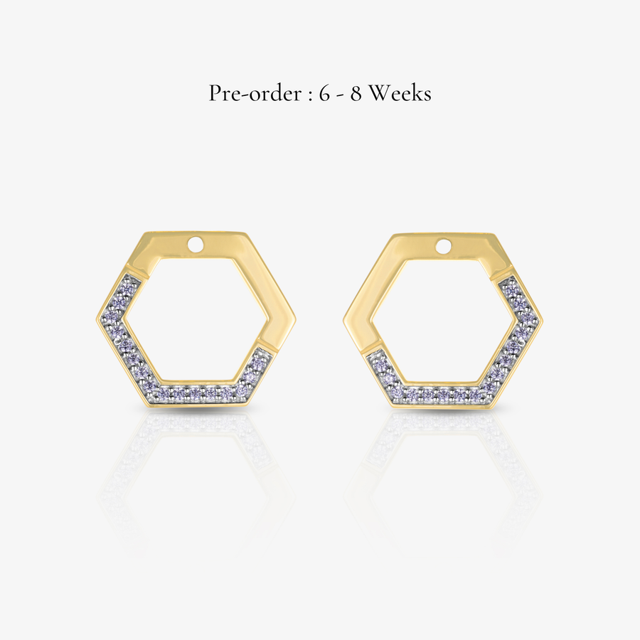 Hexa Ear Jacket (14K Gold)