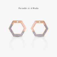 Hexa Ear Jacket (14K Gold)