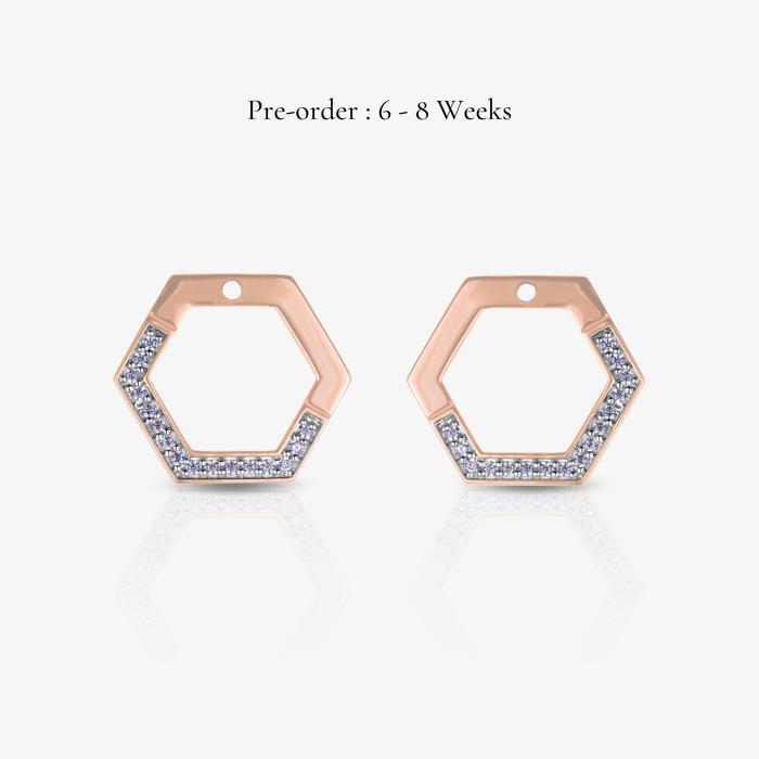 Hexa Ear Jacket (14K Gold)