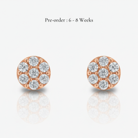 Round Pave Studs (18K Gold) - Carrie K.