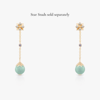 Jade Long Ear Drops (14K Gold)