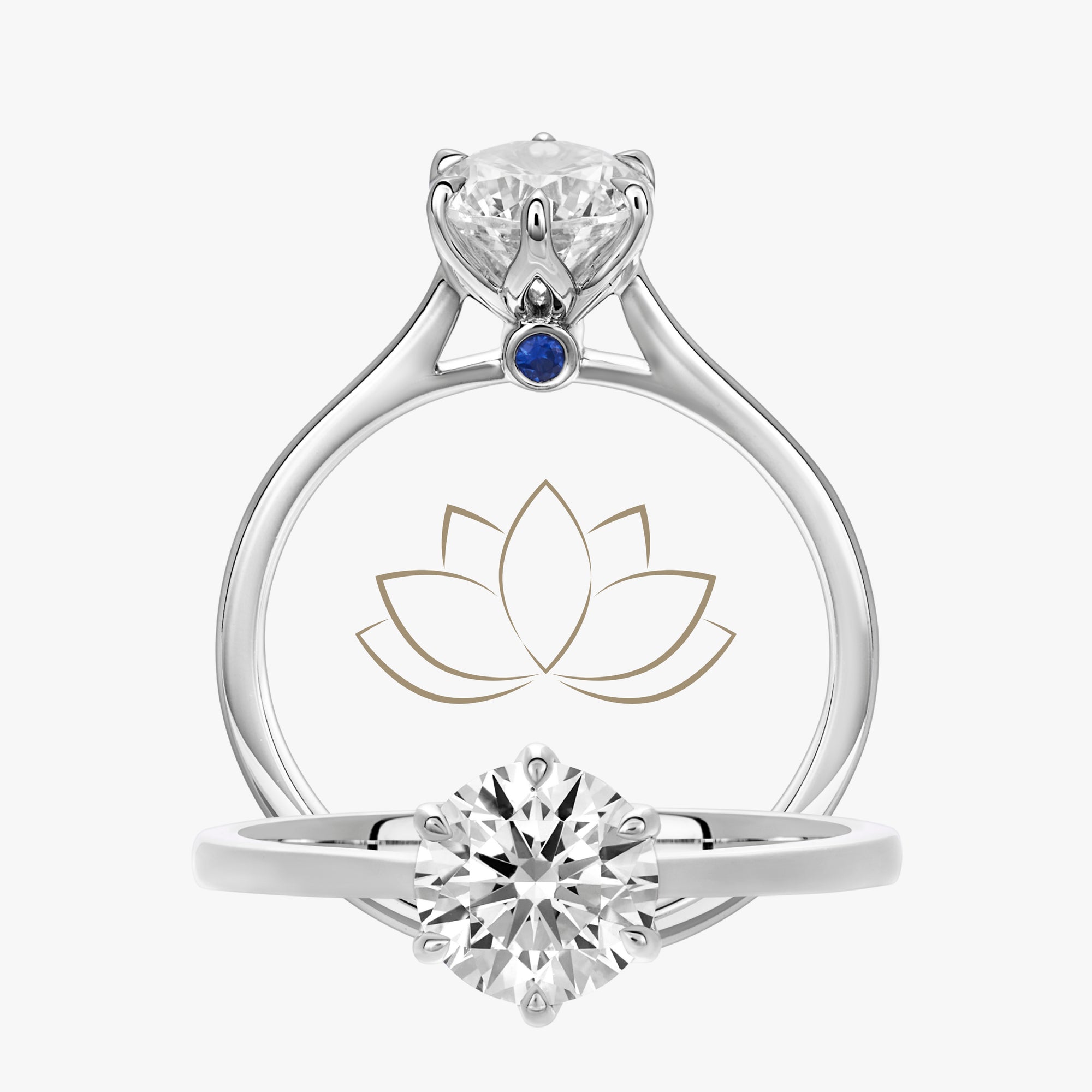 Lotus Little Secret With Cathedral Ring - Carrie K.