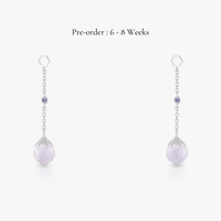 Jade Long Ear Drops (14K Gold)