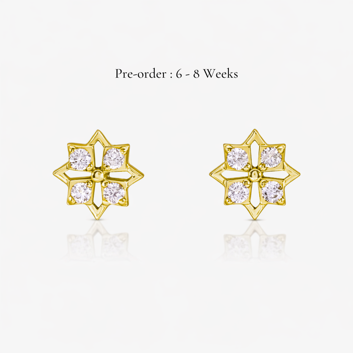 Star Mini Studs (9K Gold)