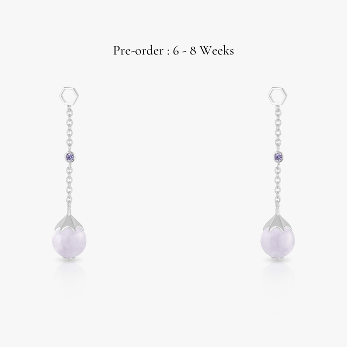 Jade Long Ear Drops (14K Gold)