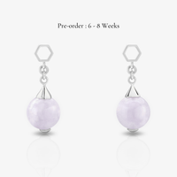 Jade Ear Drops  (14K Gold)