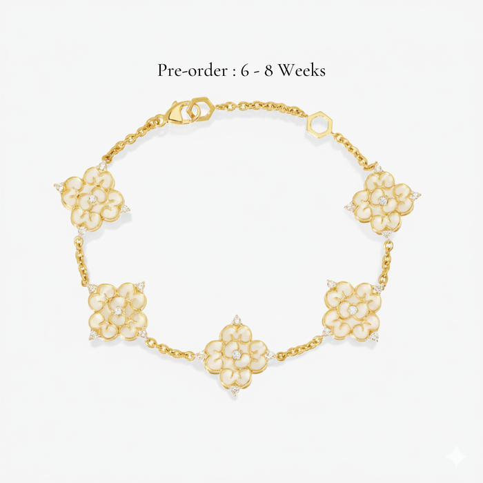 Five Blessings Bracelet (18K Gold) - Carrie K.