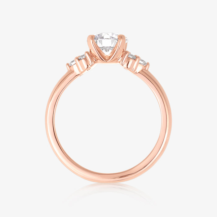 4 Pronged Round Cluster Ring - Carrie K.