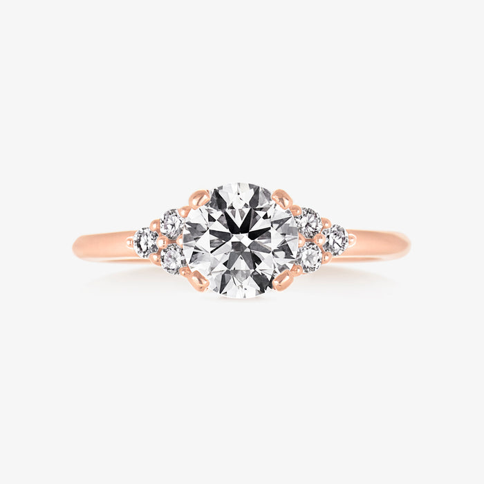 4 Pronged Round Cluster Ring - Carrie K.