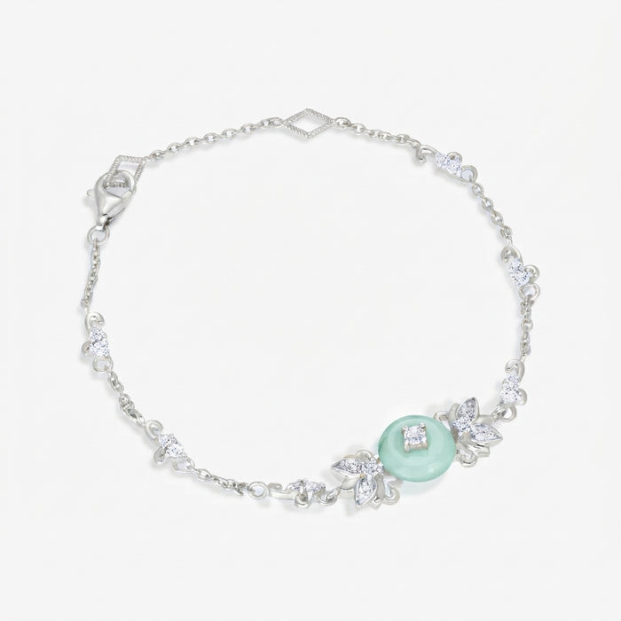Lotus Jade Coin Bracelet - Carrie K.