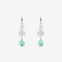 Star Mini Jade Hoop Earrings (14K Gold) - Carrie K.