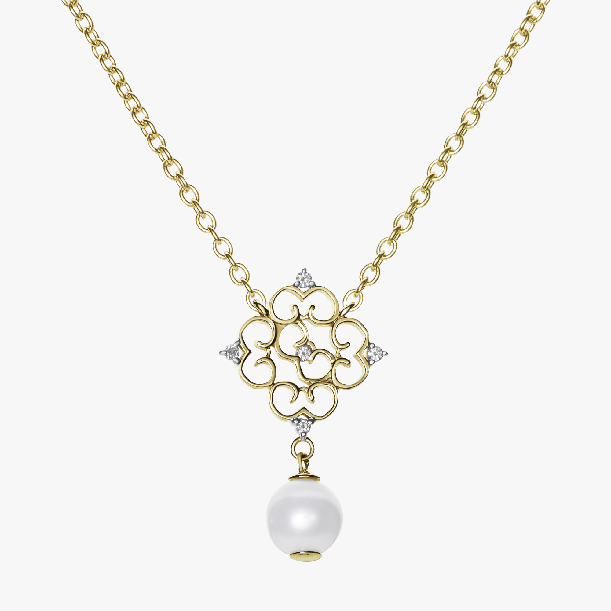 Blessings Pearl Necklace (14K Gold) - Carrie K.