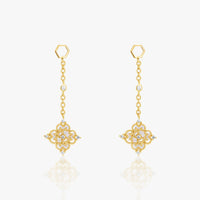 Blessings Mother of Pearl Long Drops (14K Gold) - Carrie K.