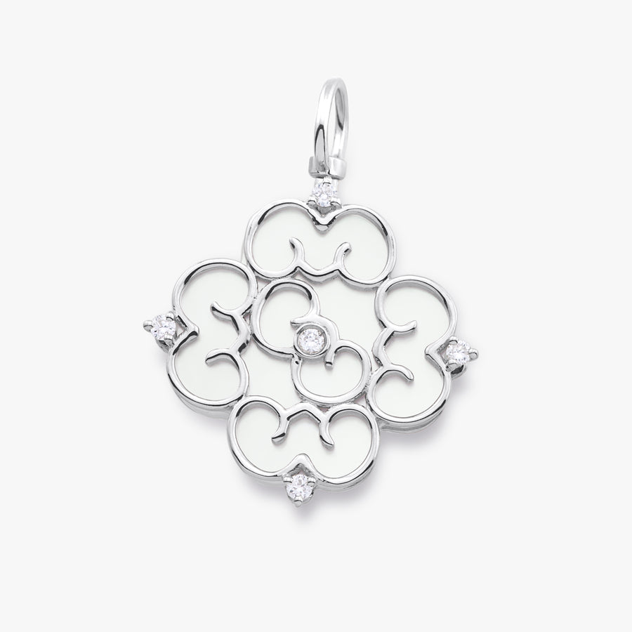 Blessings Mini Mother of Pearl Charm - Carrie K.