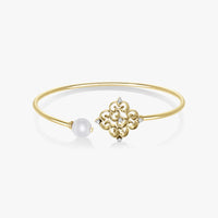Blessings Pearl Twisty Bangle - Carrie K.