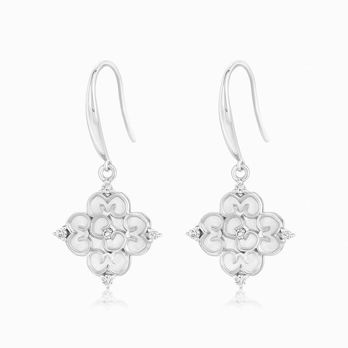 Blessings Mini Mother of Pearl Drop Earrings (14K Gold) - Carrie K.