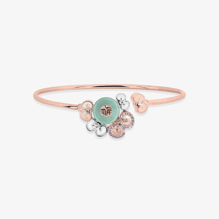 Fu Twisty Bangle (14K Gold) - Carrie K.