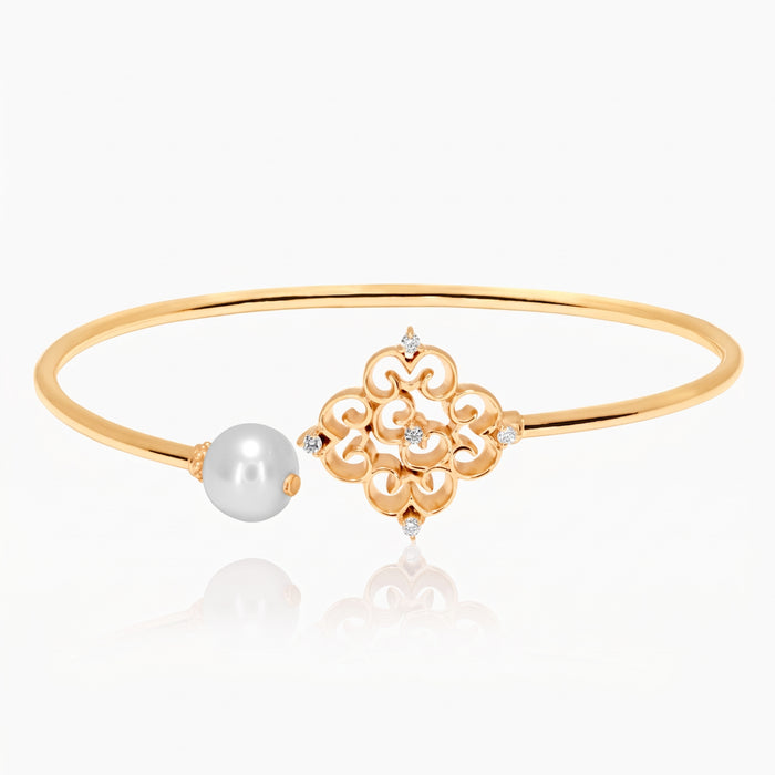 Blessings Pearl Twisty Bangle - Carrie K.