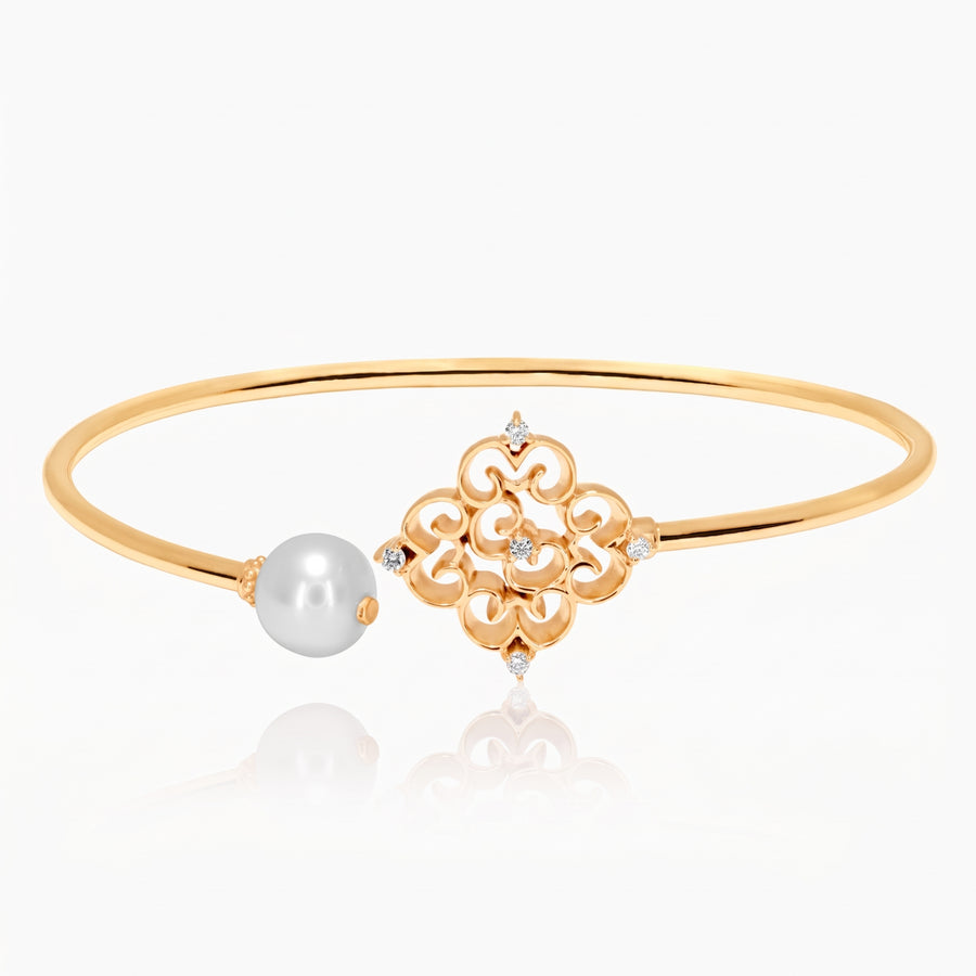 Blessings Pearl Twisty Bangle - Carrie K.