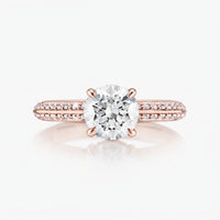 Hidden Halo Knife Edge Pave Ring - Carrie K.