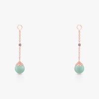 Jade Long Ear Drops (14K Gold) - Carrie K.