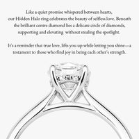 Hidden Halo Ring