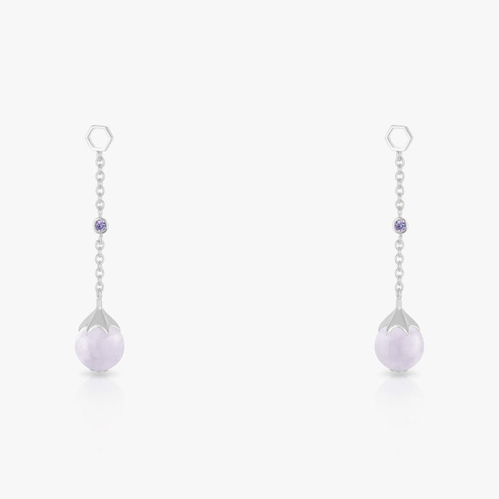 Jade Long Ear Drops (14K Gold) - Carrie K.