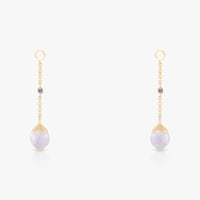 Jade Long Ear Drops (14K Gold) - Carrie K.